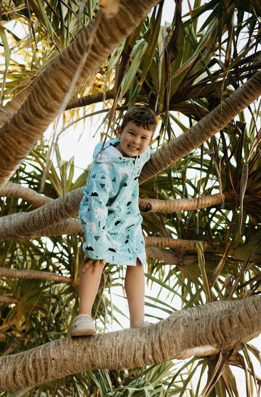 Polar Bear-  Kids 5-10 Years Zipper Towel Jackets